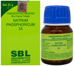 Sbl Natrum Phosphoricum 3x Biochemic Tablet 25gm