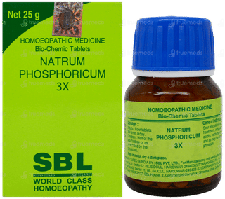 Sbl Natrum Phosphoricum 3X Biochemic Tablet 25Gm