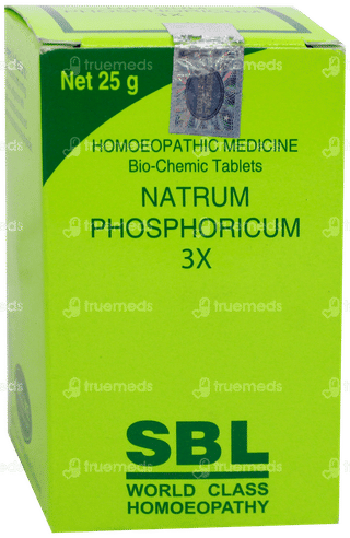 Sbl Natrum Phosphoricum 3X Biochemic Tablet 25Gm