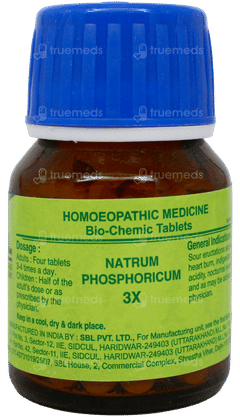 Sbl Natrum Phosphoricum 3X Biochemic Tablet 25Gm