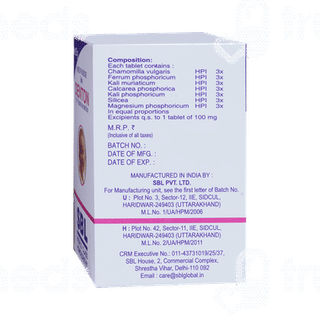 Sbl Denton Tablet 25gm