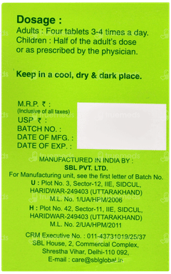 Sbl Kali Muriaticum 3x Biochemic Tablet 25gm