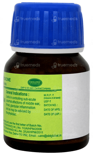 Sbl Kali Muriaticum 3x Biochemic Tablet 25gm