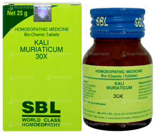 Sbl Kali Muriaticum 30x Biochemic Tablet 25gm