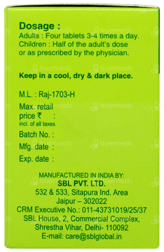 Sbl Kali Muriaticum 30x Biochemic Tablet 25gm