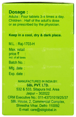 Sbl Kali Muriaticum 30x Biochemic Tablet 25gm