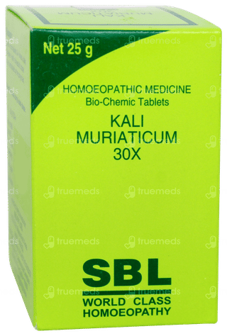 Sbl Kali Muriaticum 30x Biochemic Tablet 25gm