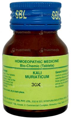 Sbl Kali Muriaticum 30x Biochemic Tablet 25gm