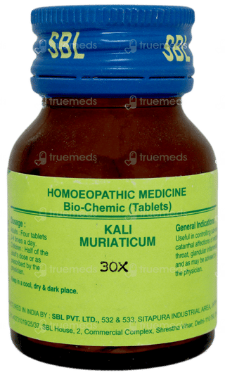 Sbl Kali Muriaticum 30x Biochemic Tablet 25gm