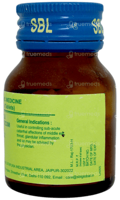 Sbl Kali Muriaticum 30x Biochemic Tablet 25gm