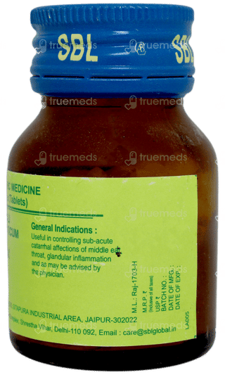 Sbl Kali Muriaticum 30x Biochemic Tablet 25gm