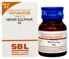 Sbl Hepar Sulphur 3x Trituration Tablet 25gm