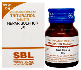 Sbl Hepar Sulphur 3x Trituration Tablet 25gm