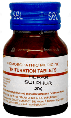 Sbl Hepar Sulphur 3x Trituration Tablet 25gm