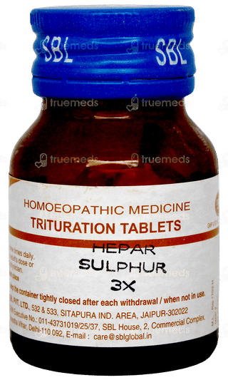 Sbl Hepar Sulphur 3x Trituration Tablet 25gm