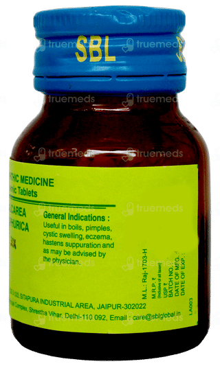 Sbl Calcarea Sulphurica 30x Biochemic Tablet 25gm