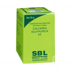 Sbl Calcarea Sulphurica 6x Biochemic Tablet 25gm