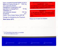 Torglip Dm 100/10/1000 Tablet 10