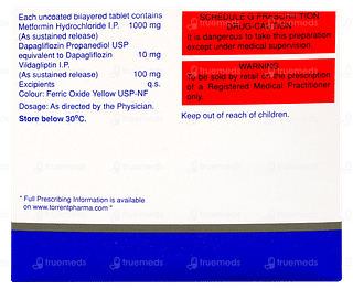 Torglip Dm 100/10/1000 Tablet 10