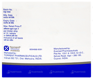 Torglip Dm 100/10/1000 Tablet 10