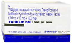 Torglip Dm 100/10/1000 Tablet 10