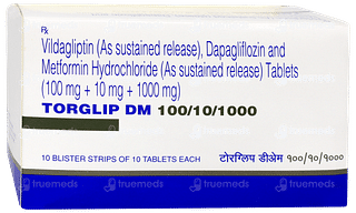 Torglip Dm 100/10/1000 Tablet 10