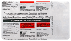Torglip Dm 100/10/1000 Tablet 10