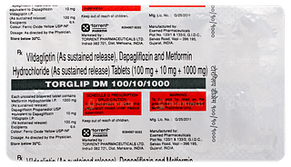 Torglip Dm 100/10/1000 Tablet 10