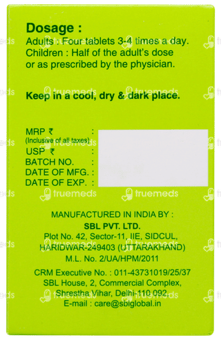 Sbl Magnesia Phosphorica 12x Biochemic Tablet 25gm