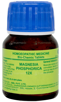 Sbl Magnesia Phosphorica 12x Biochemic Tablet 25gm
