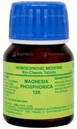 Sbl Magnesia Phosphorica 12x Biochemic Tablet 25gm