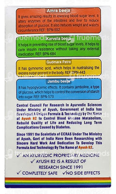 Ayush 82 Diaba Treat Tablet 180