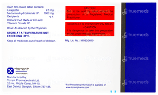 Linaxa M 2.5/1000 Tablet 10