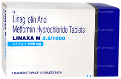 Linaxa M 2.5/1000 Tablet 10