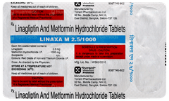 Linaxa M 2.5/1000 Tablet 10
