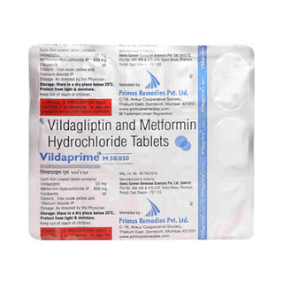 Vildaprime M 50/850 Tablet 15