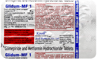 Glidum Mf 1 Tablet 10
