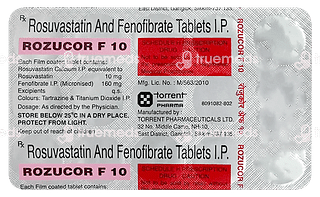 Rozucor F 10 MG Tablet 15