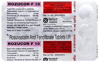 Rozucor F 10 Tablet 15