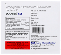 Duobes 625 Tablet 6 Duobes 625 Tablet 6
