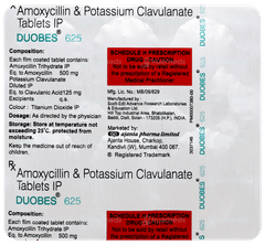 Duobes 625 Tablet 6 Duobes 625 Tablet 6