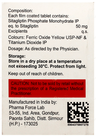 Sitakraft 50 Tablet 15
