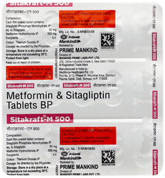 Sitakraft M 500 Tablet 15 Sitakraft M 500 Tablet 15