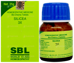 Sbl Silicea 3X Biochemic Tablet 25Gm