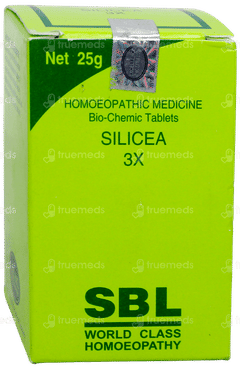 Sbl Silicea 3X Biochemic Tablet 25Gm