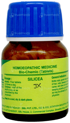 Sbl Silicea 3X Biochemic Tablet 25Gm