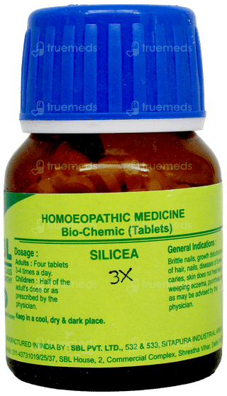 Sbl Silicea 3X Biochemic Tablet 25Gm
