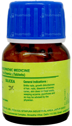 Sbl Silicea 3X Biochemic Tablet 25Gm