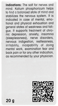 Dr Reckeweg Kali Phosphoricum 12x Biochemic Tablet 20gm