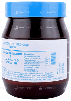 Sbl Bio Combination 6 Tablet 450gm